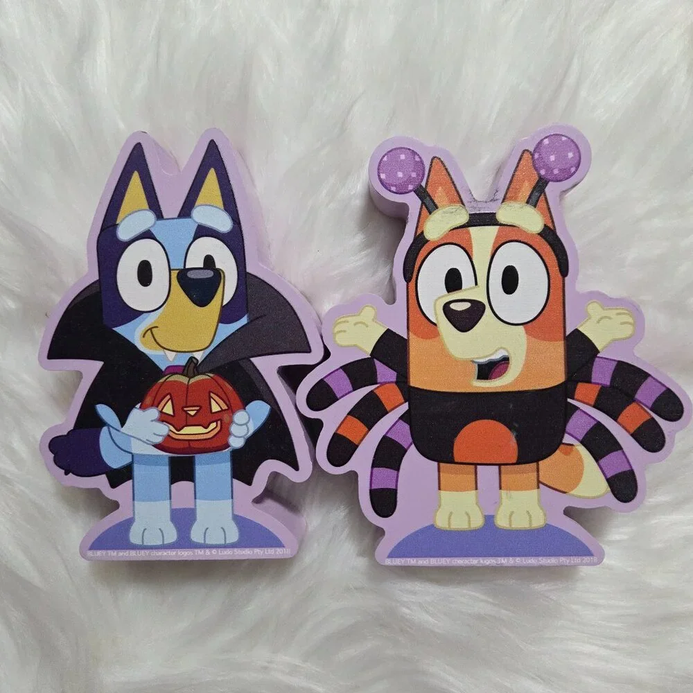 Bluey & Bingo Halloween Wooden Tabletop Décor